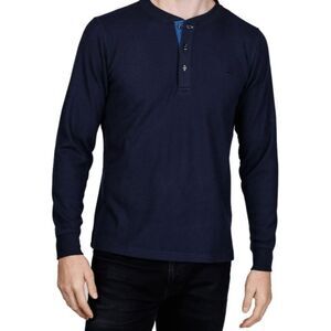 TailorByrd Youth Cozy Waffle Knit Long Sleeve Henley M 10-12